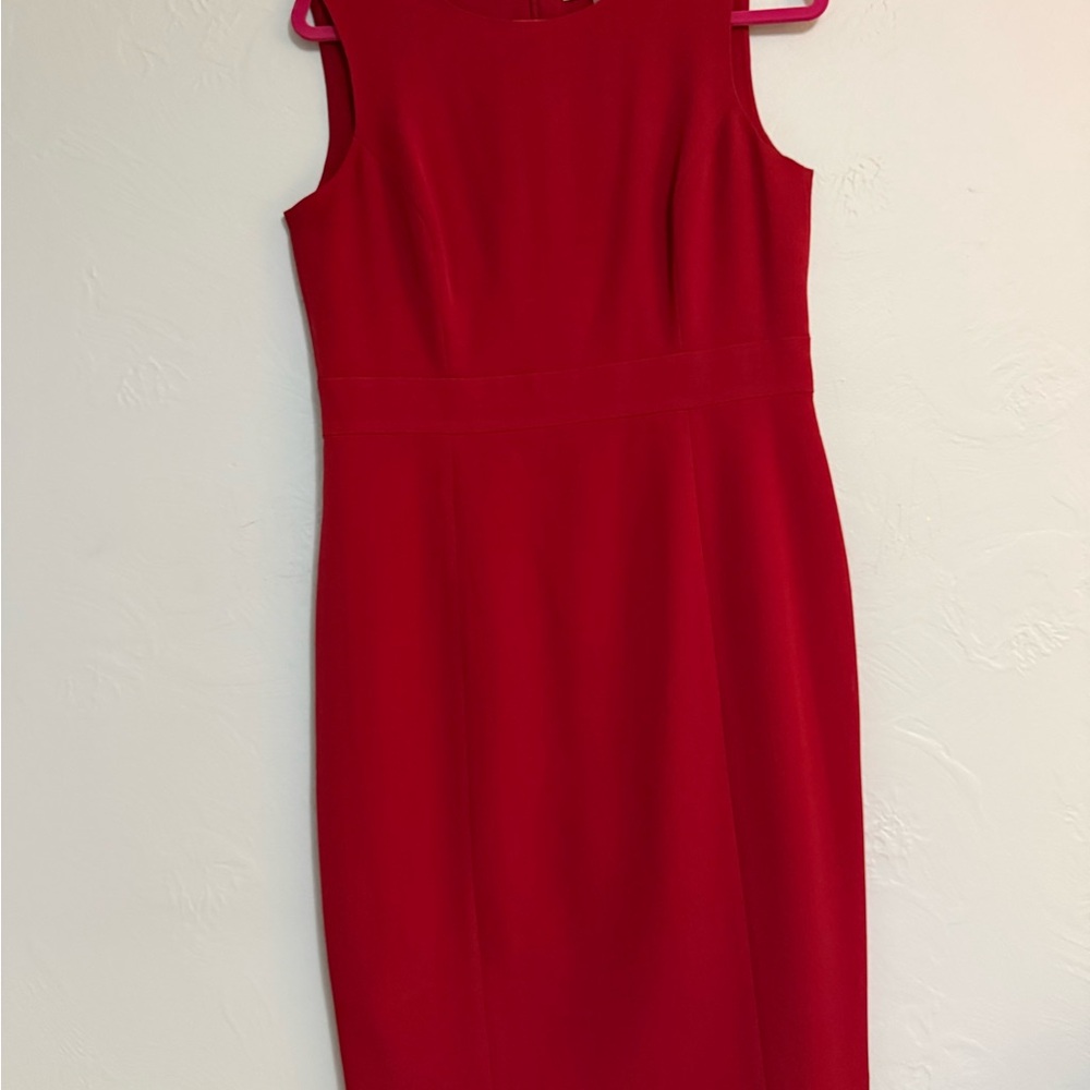 Red Sleeveless Dress